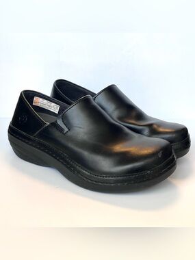 TIMBERLAND PRO Black Leather Slip-On Work Shoes Women’s Size 9M